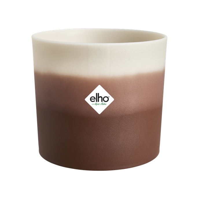 colour gradient round 16cm marrone cedro